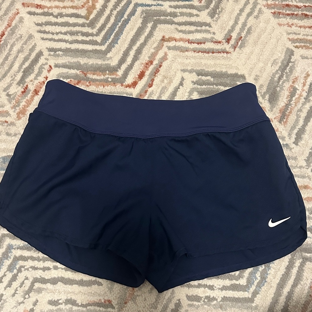 Nike Women's Dark Blue Athletic Shorts